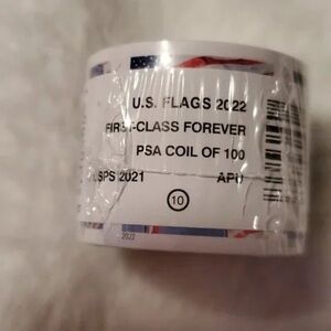 Forever Stamp Roll Of 6000 First Class USPS Stamp 2022 This is 60 rolls of 6000